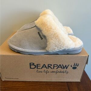 Bearpaw Loketta mule fur slippers‎ indoor outdoor NEW